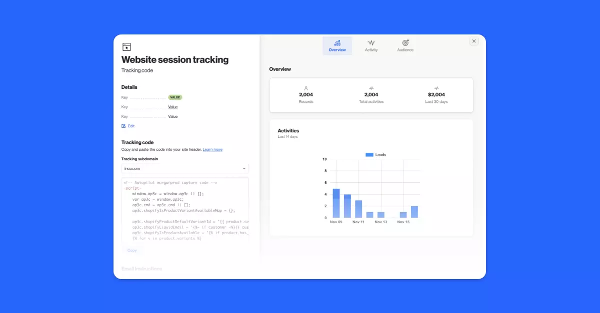 How to implement web visitor tracking