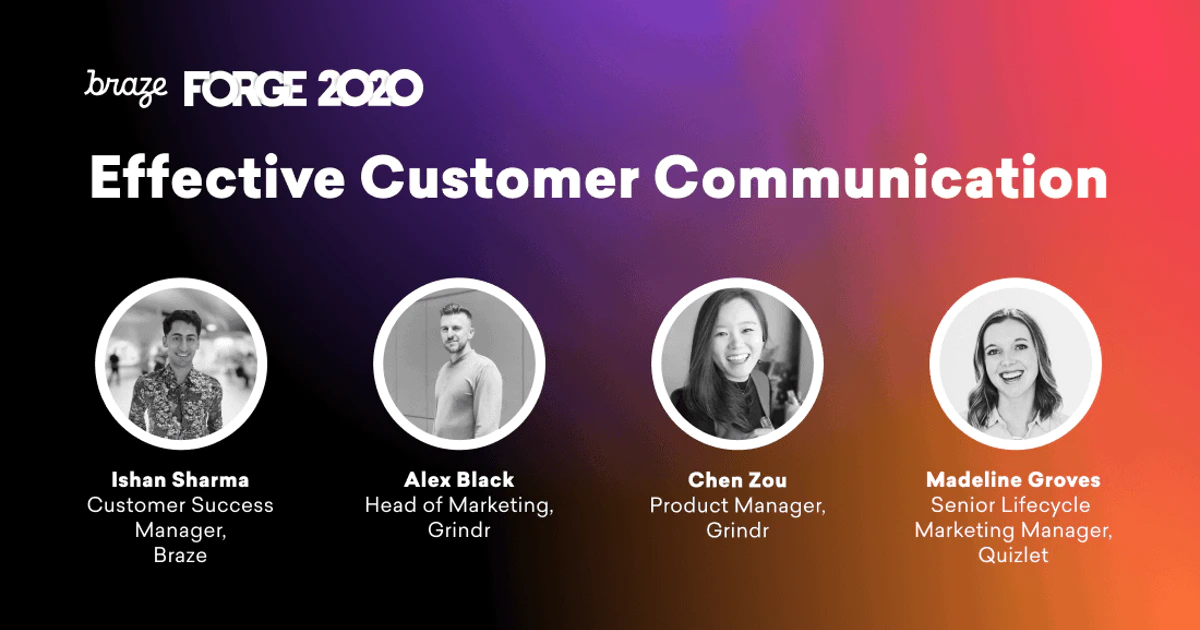 FORGE 2020: Effective Customer Communication