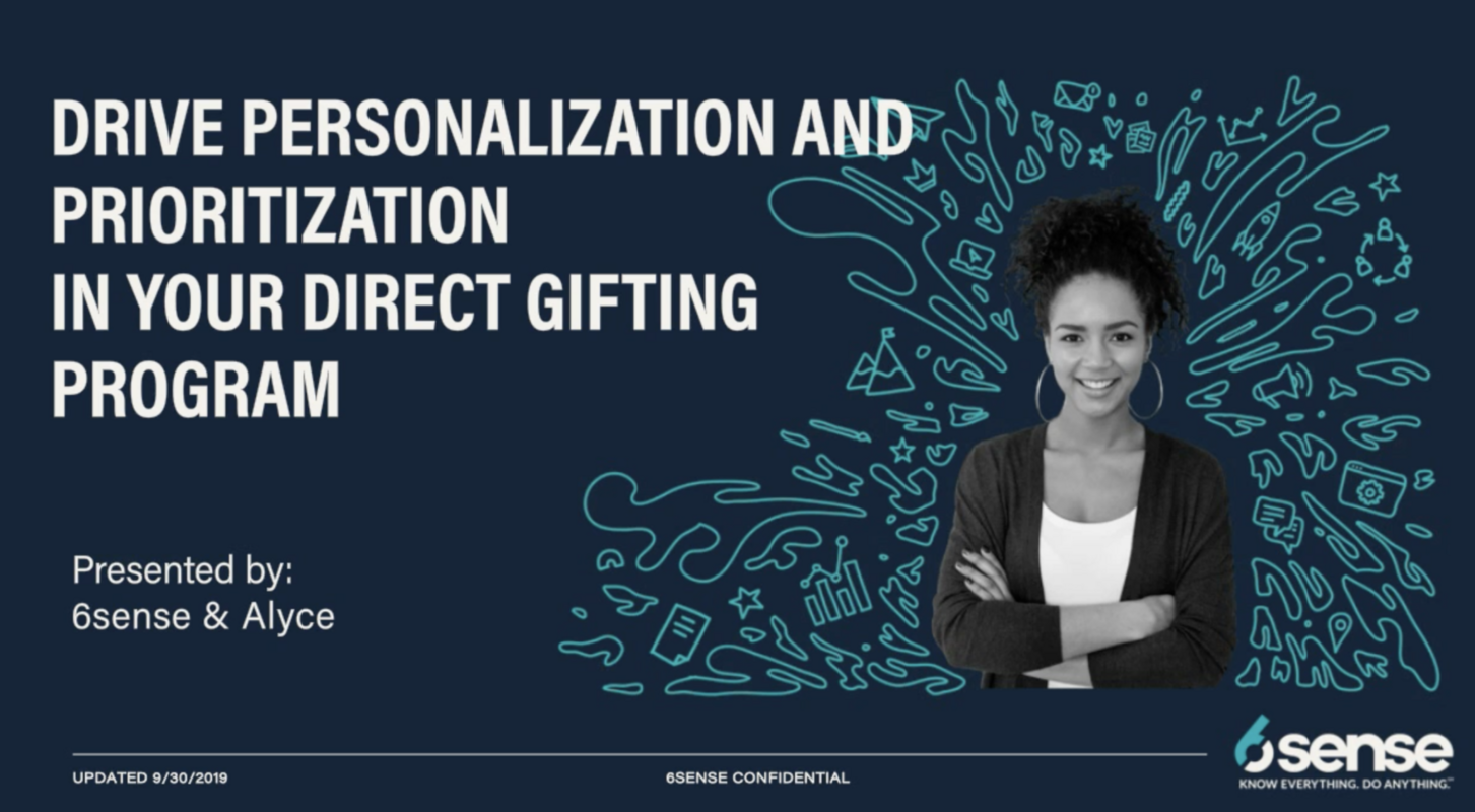 Drive Personalization and Prioritization in your Direct Gifting Program