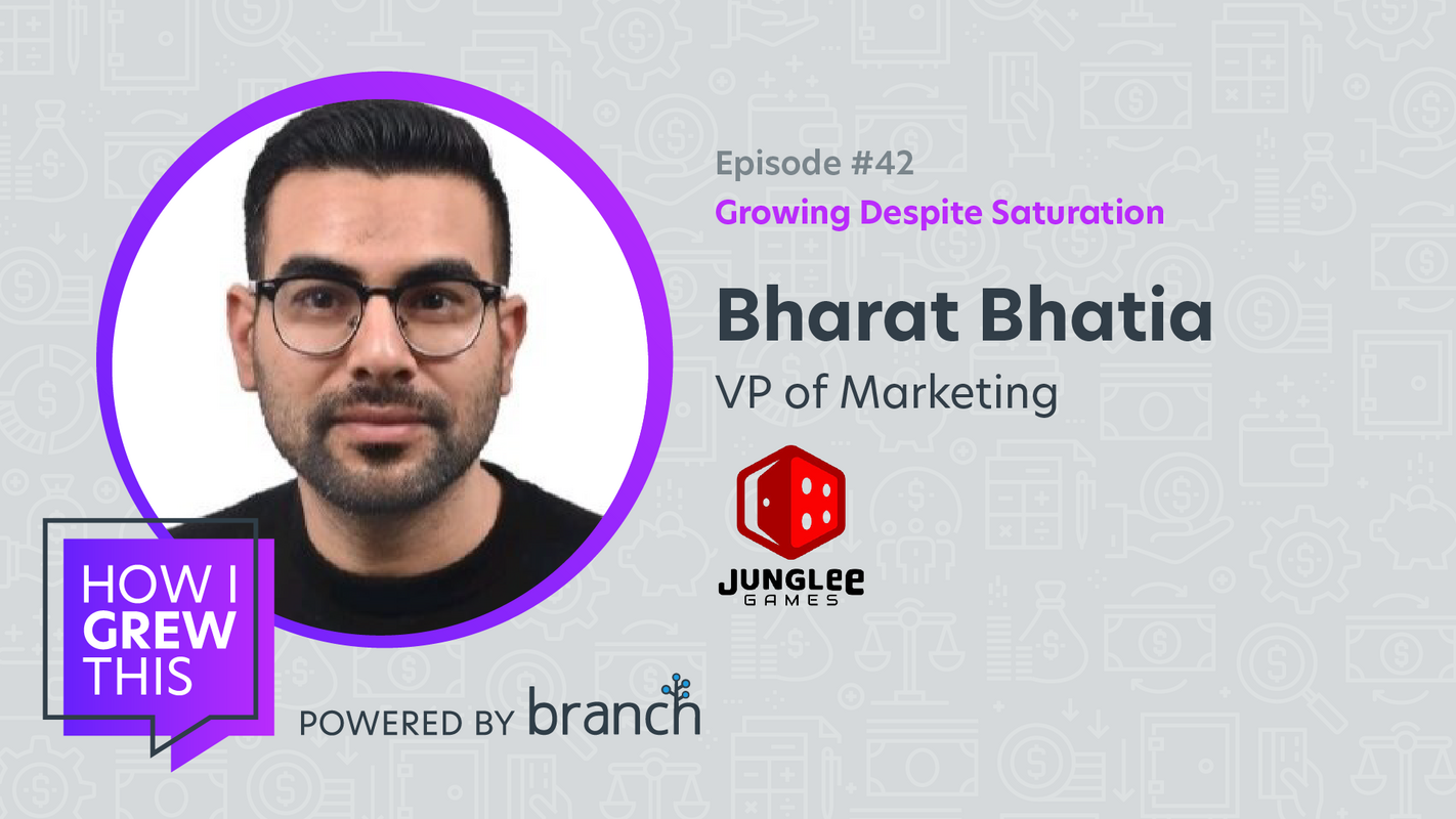 VP of Marketing @ Junglee Games: Bharat Bhatia – Growing Despite Saturation