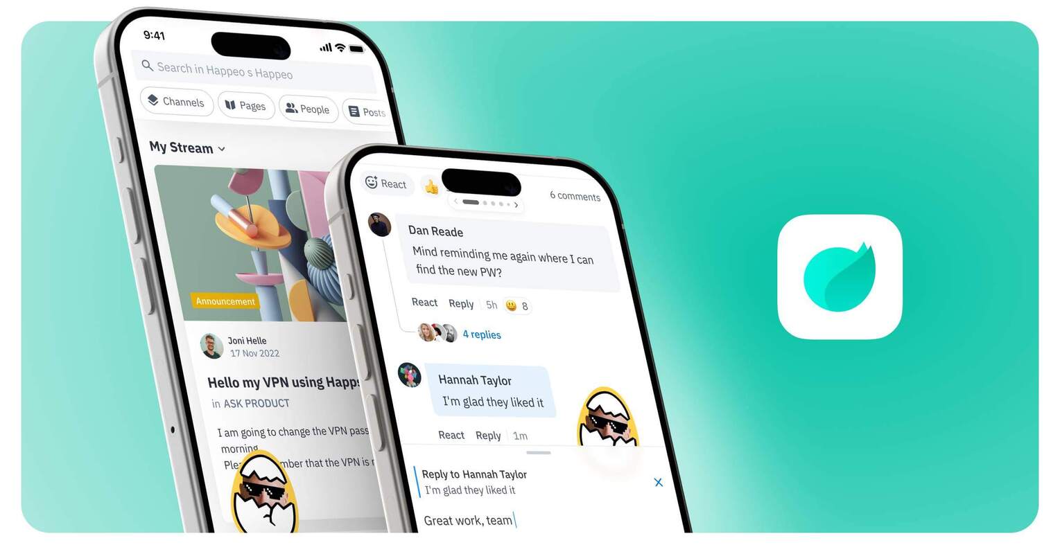 Hunting for Easter Eggs: How We Launched Our New Mobile App at Happeo 🥚🐇📱