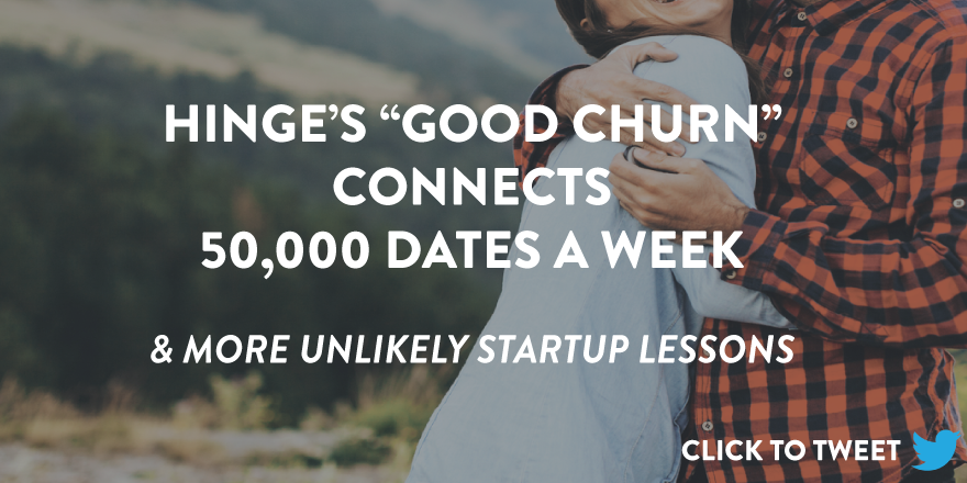 Hinge's 'good churn' reveals unlikely lessons for startup growth