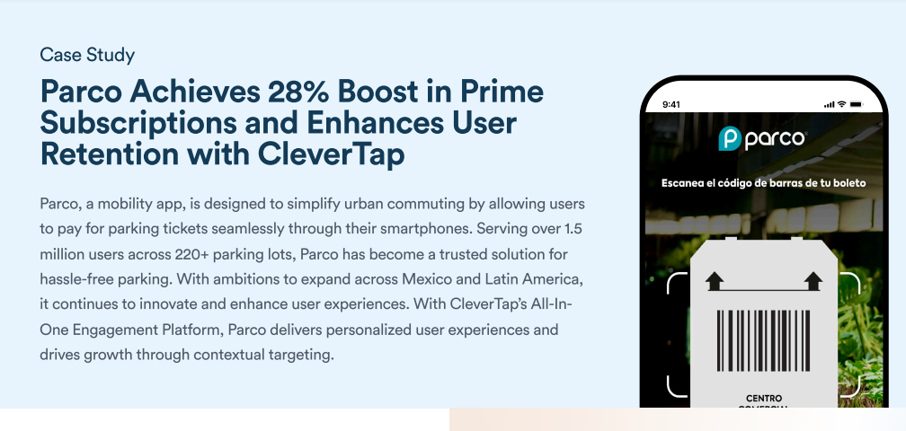 Parco Achieves 28% Boost in Prime Subscriptions and Enhances User Retention with CleverTap