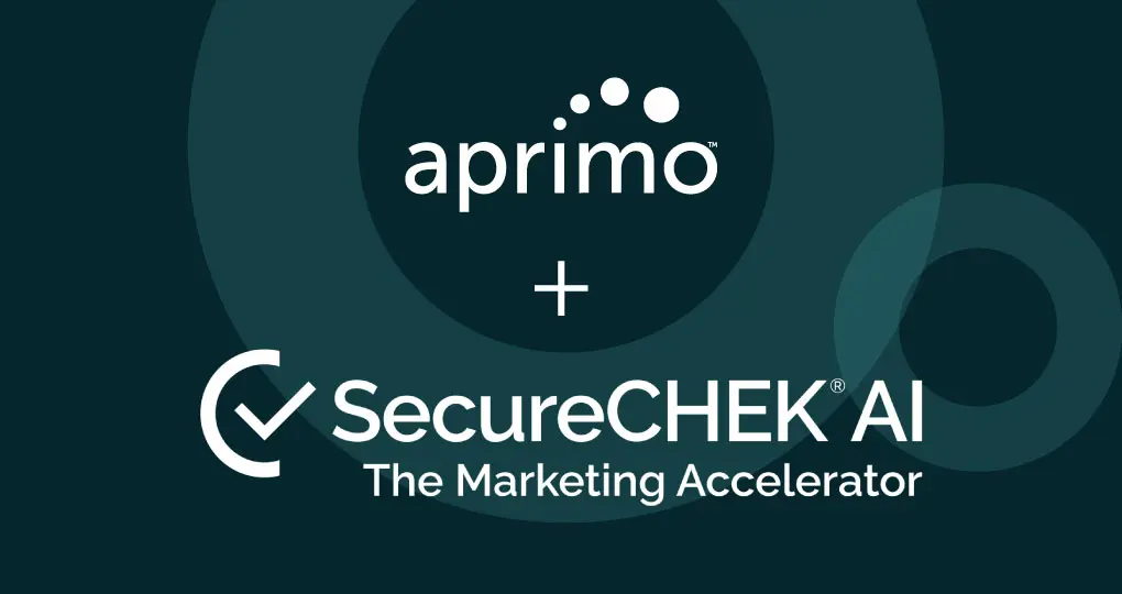 Aprimo Partners with SecureCHEK AI to Speed Products to Market by Optimizing the Content Lifecycle for the Pharmaceutical Industry