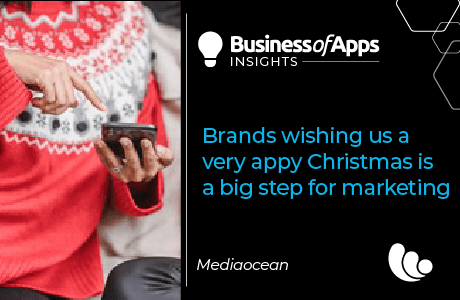 Brands wishing us a very appy Christmas is a big step for marketing
