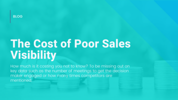 The Cost of Poor Sales Visibility