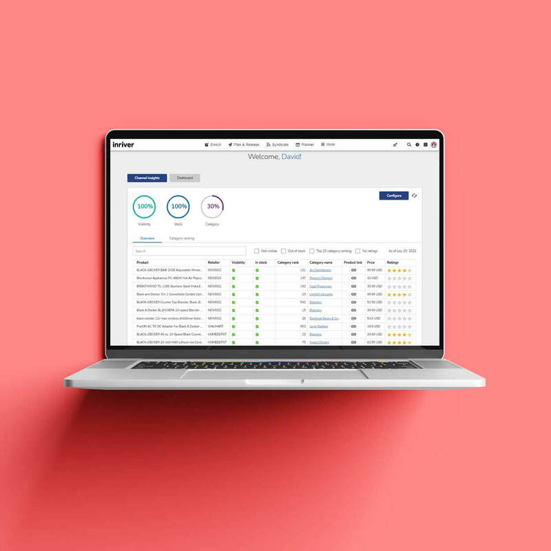 inriver Channel Insights | Digital Shelf Analytics