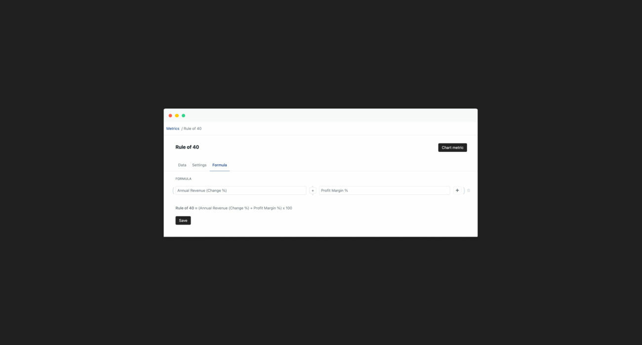 How to Calculate the Rule of 40 Using Visible