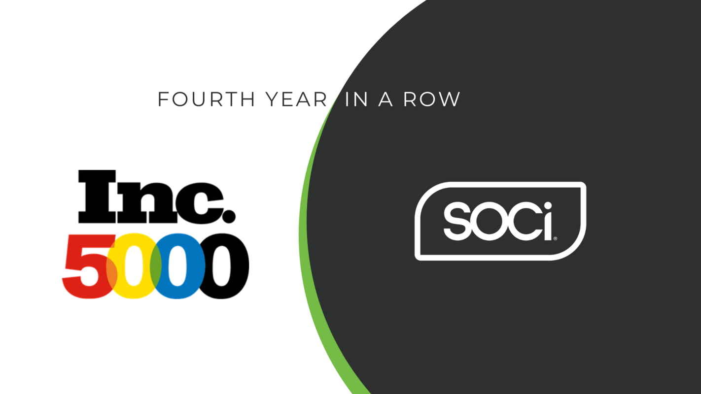 SOCi Secures Coveted Spot on Inc. 5000 Four Years in a Row - SOCi -