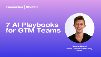 RevCon 2023: 7 Playbooks for GTM teams by Austin Distel