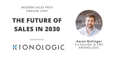 Founder Fireside Chat with Kronologic - The Future of Sales