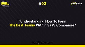 Understanding How to Form the Best Teams Within SaaS Companies Kyle Norton, Shopify