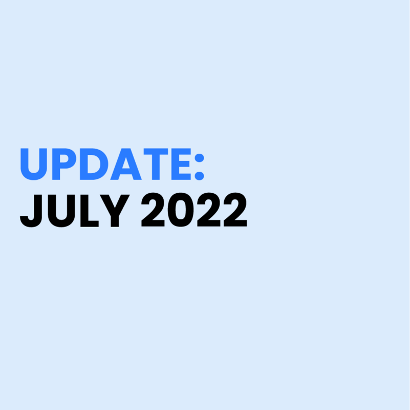 Product Updates - July 2022