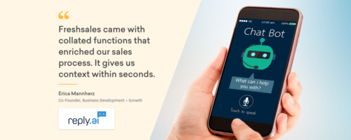 Why chatbot solutions Reply.ai jumped from Trello to Freshsales for a more sophisticated sales process - Freshworks CRM Blog