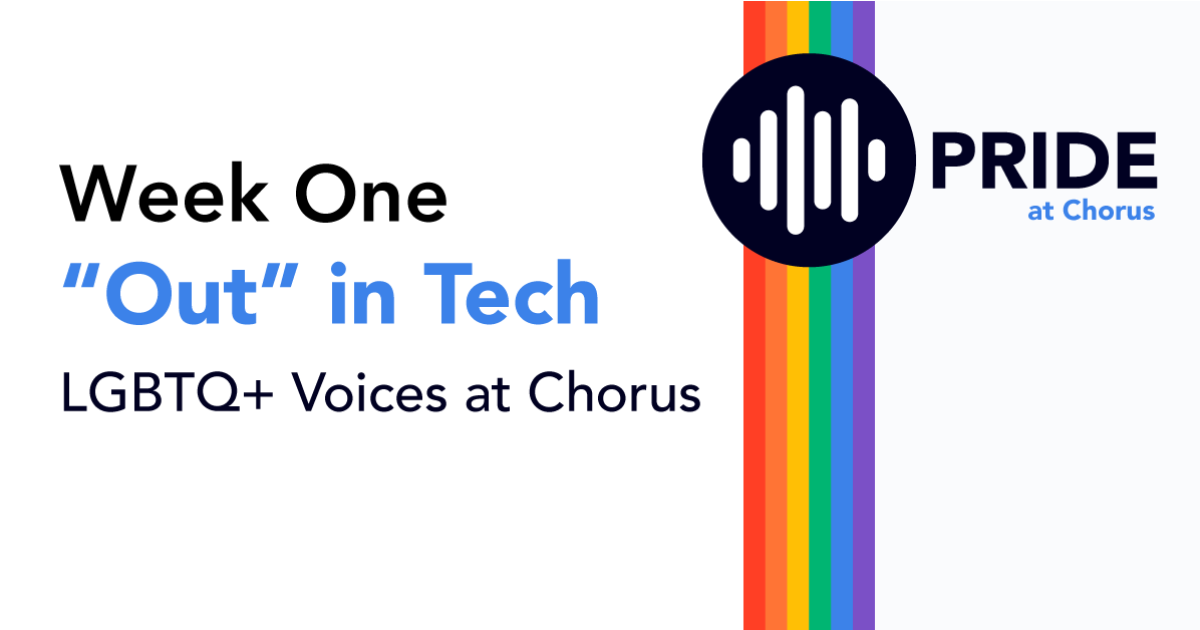 Celebrating Pride at Chorus: Week One