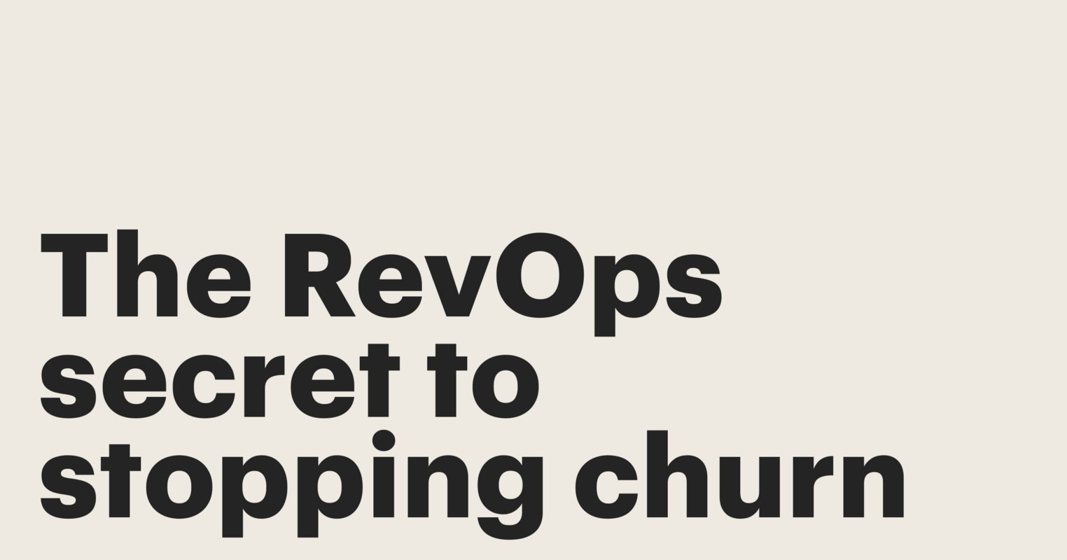 CPQ software: The RevOps secret to stop churn before it starts
