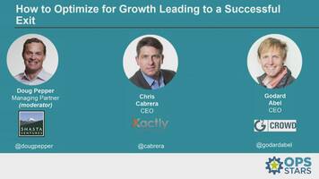How to Optimize for Growth Leading to a Successful Exit