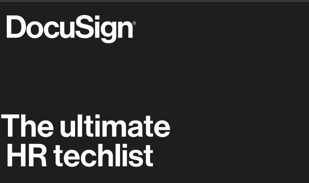 The ultimate HR techlist 