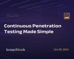 Continuous Penetration Testing Made Simple