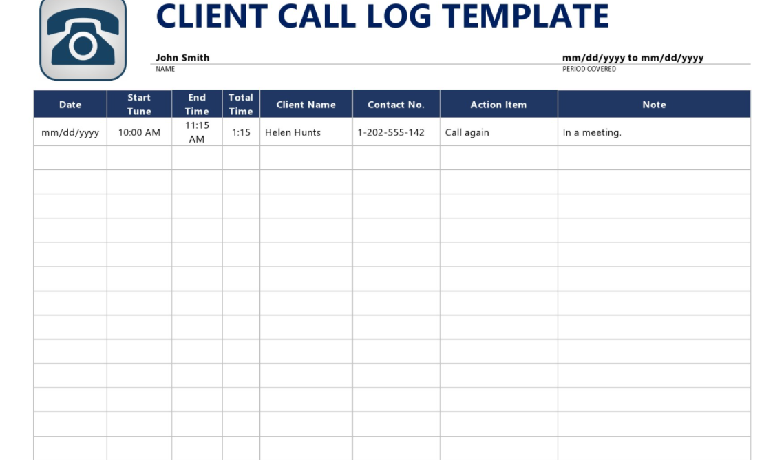 Easy-to-use call log template for sales & support | monday.com Blog