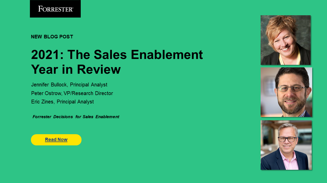 2021: The Sales Enablement Year In Review