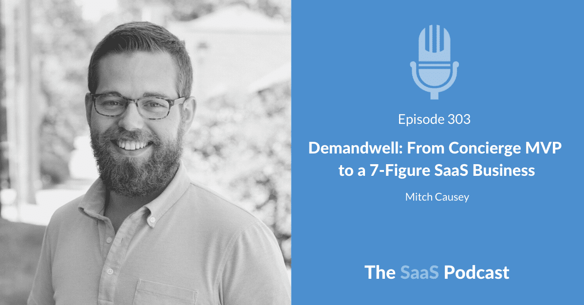 Demandwell: From Concierge MVP to a 7-Figure SaaS Business – with Mitch Causey [303]