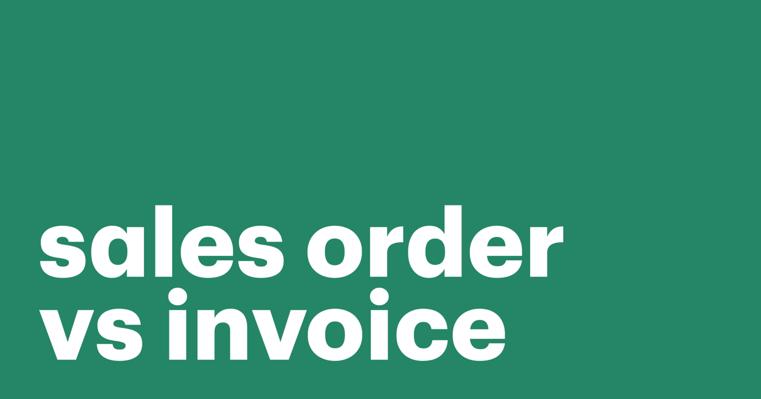Sales order vs invoice – a simple comparison guide with key differences and examples