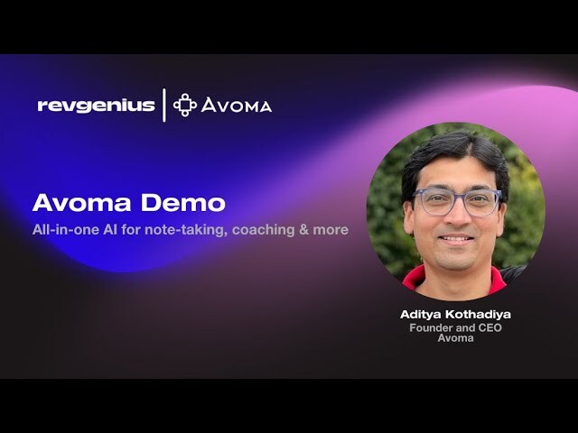 Avoma Demo: All-in-one AI platform for note-taking, coaching & more