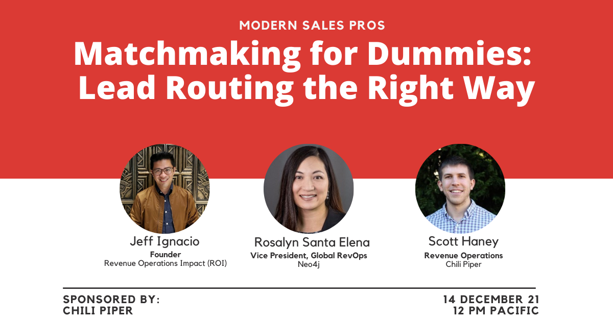 Matchmaking for Dummies: Lead Routing the Right Way