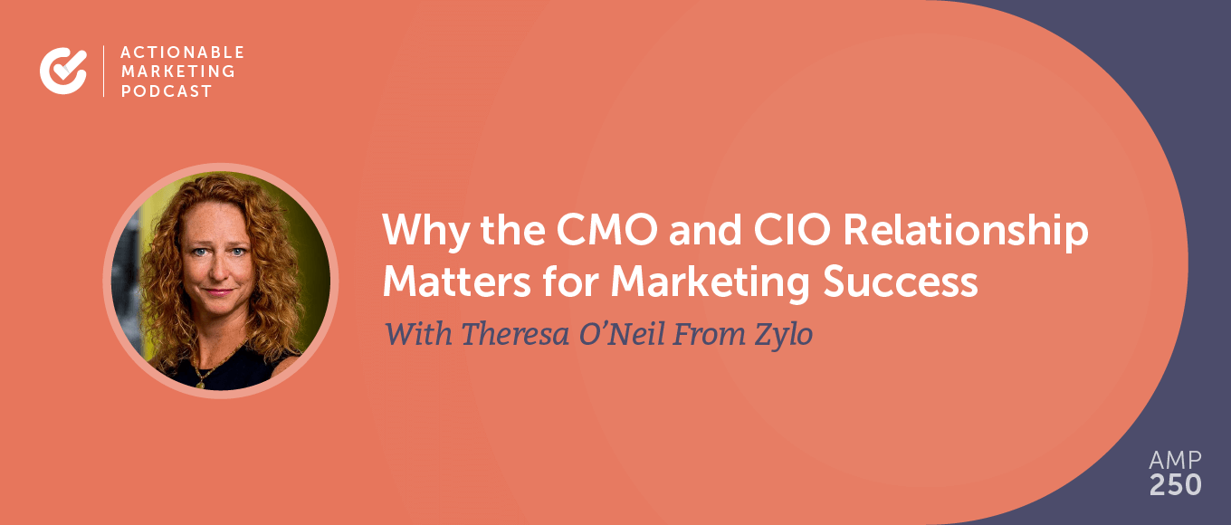 Why the CMO and CIO Relationship Matters for Marketing Success With Theresa O'Neil From Zylo [AMP 250]