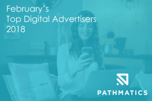 Financial Services leads February 2018 in Spend and Impressions; Telecom Gains Traction