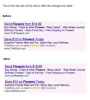 AdWords Changing Format of Display URL