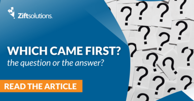 Which Came First? The Question or The Answer?