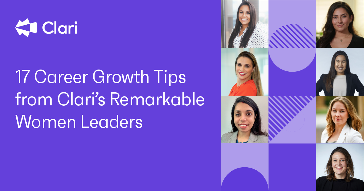 17 Career Growth Tips from Clari's Remarkable Women Leaders