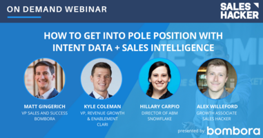 How to Get Into Pole Position with Intent Data + Sales Intelligence