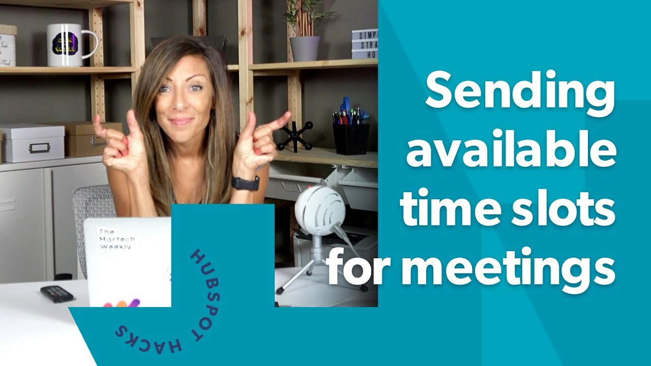 Send available time slots using HubSpot meetings
