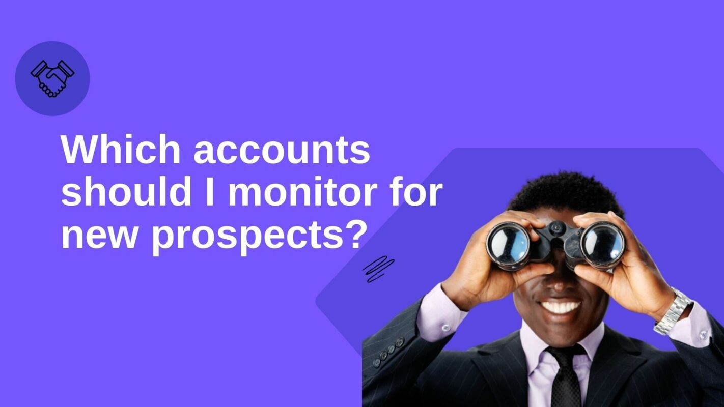 Which accounts should I monitor for new prospects when tracking job changes