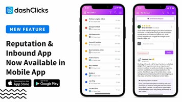 Reputation & Inbound Apps Now Available in The DashClicks Mobile App!