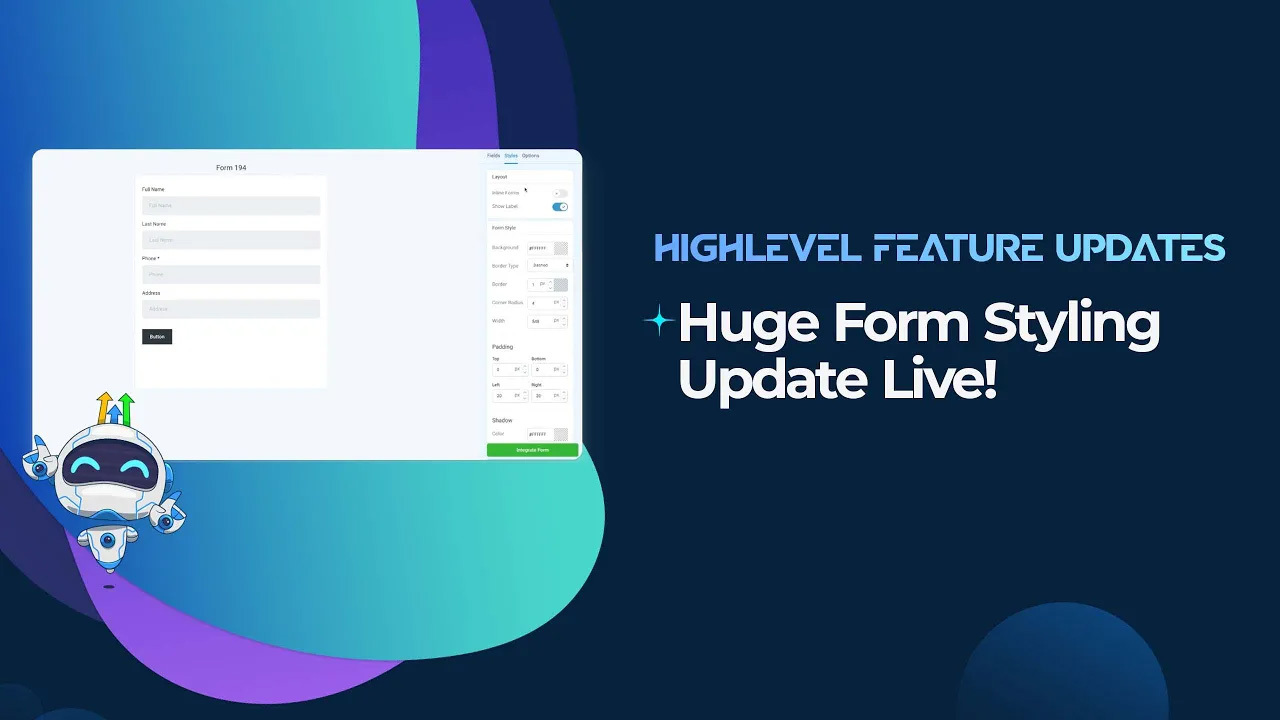 Huge Form Styling Update Live!