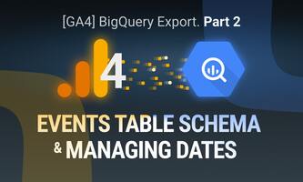 [GA4] BigQuery Export: Events Table Schema and Managing Dates