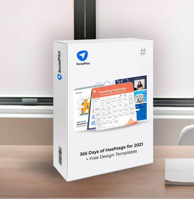 Trending Hashtags Kit For Social Media Calendar 2021