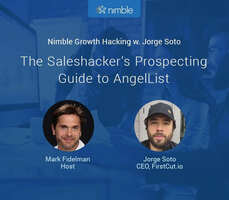 Prospecting Guide of The Saleshacker to AngelList Nimble Growth Hacking