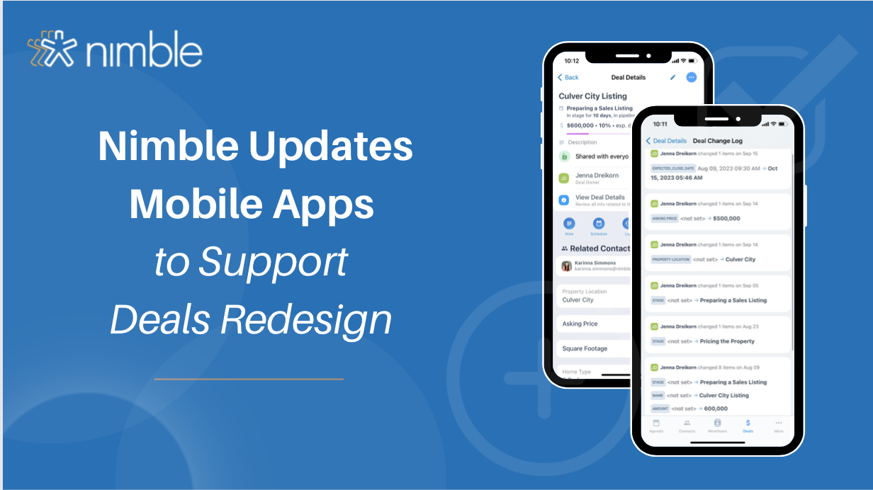Nimble Introduces Enhanced Mobile Features | Nimble Blog