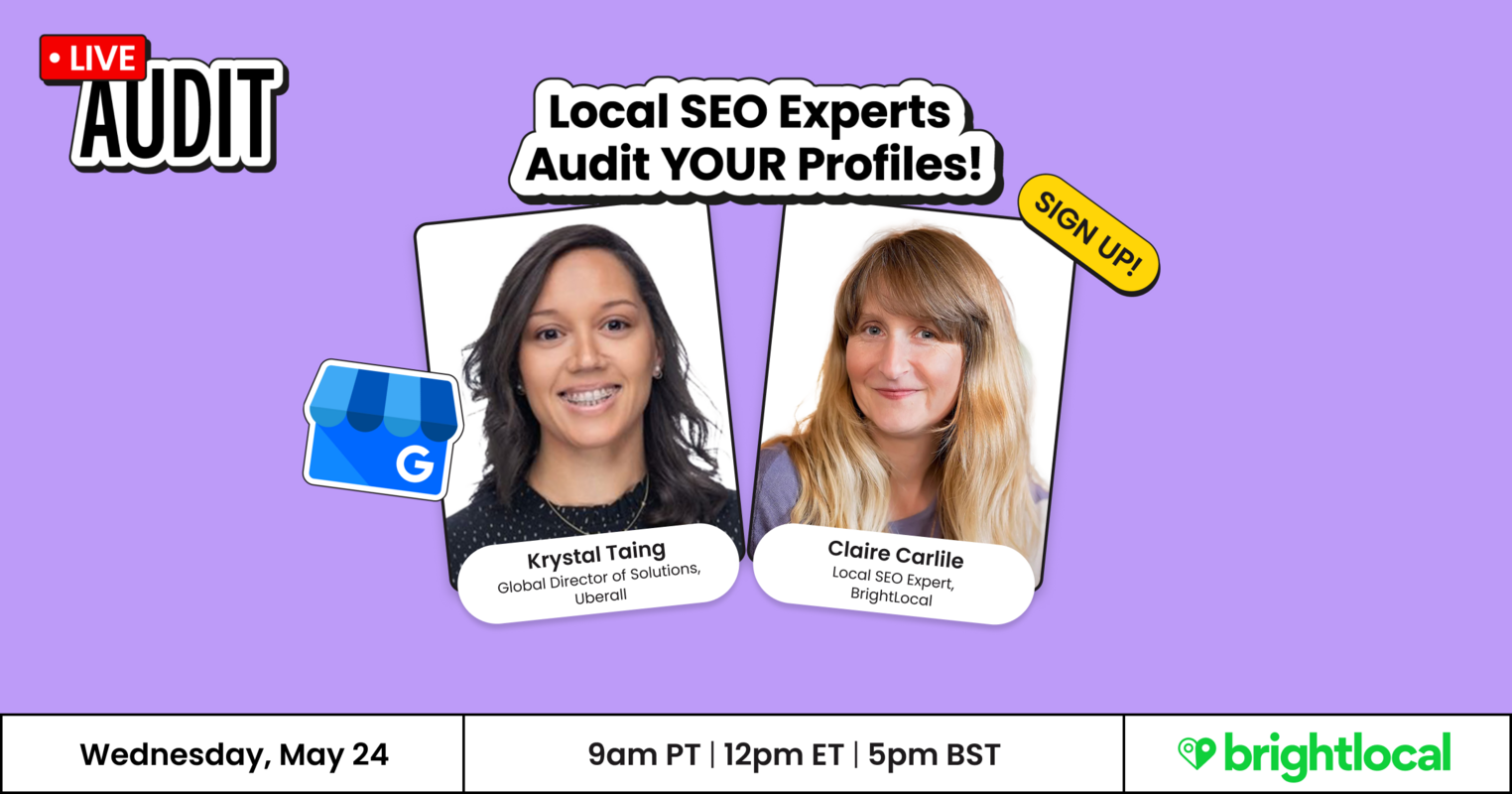 Live Google Business Profile Audit with Krystal Taing