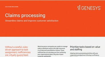 Claims Processing: Improve Efficiency and the Customer Experience
