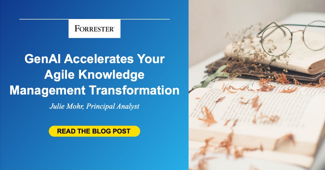 GenAI Accelerates Your Agile Knowledge Management Transformation