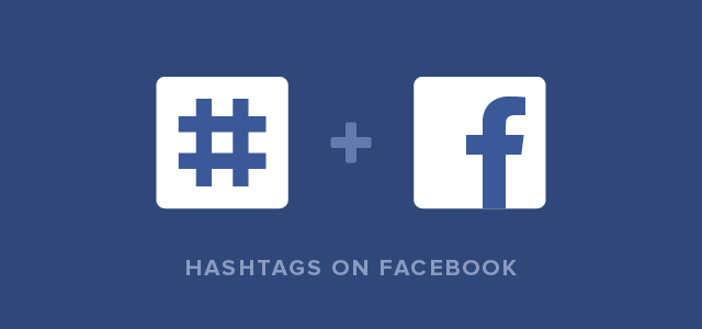E em relação a hashtags no Facebook?