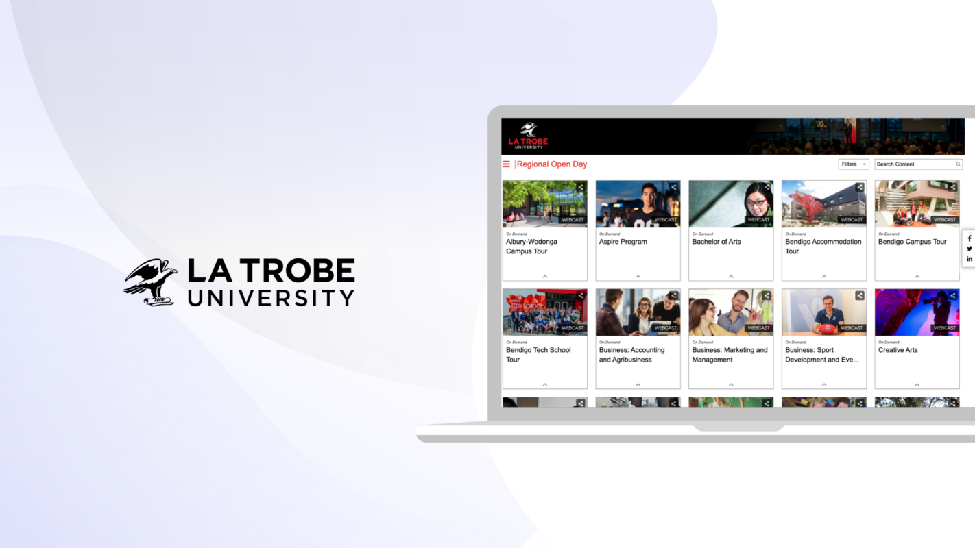 La Trobe University | High Enrollment Rates | ON24 Customer Stories