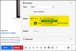 Throttle your email campaign [Updated April 2020]