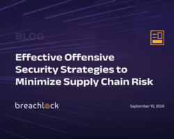 Effective Offensive Security Strategies to Minimize Supply Chain Risk